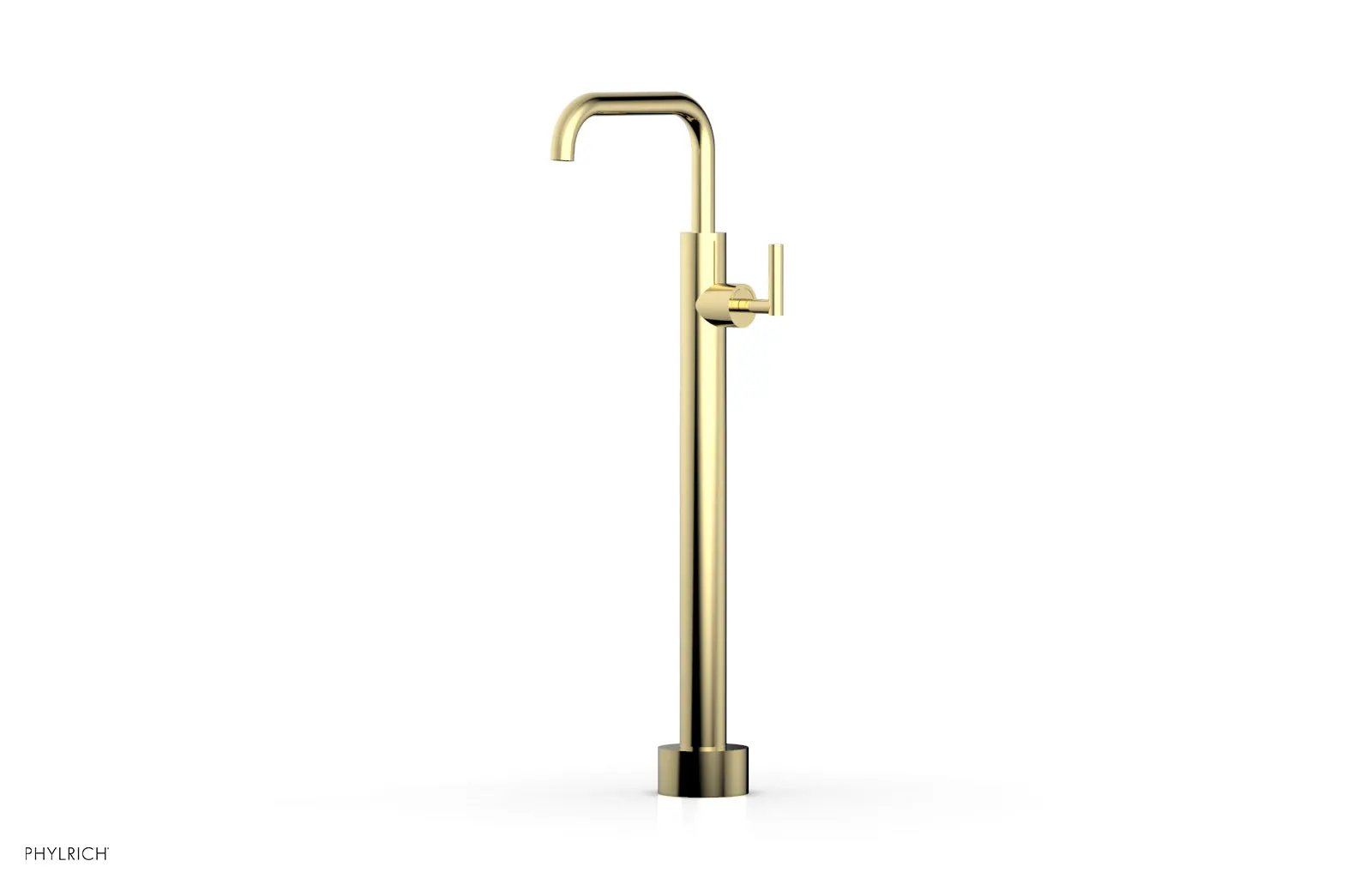 Phylrich TRANSITION Low Floor Mount Tub Filler - Lever Handle by Phylrich