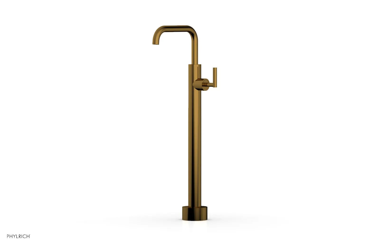 Phylrich TRANSITION Low Floor Mount Tub Filler - Lever Handle by Phylrich