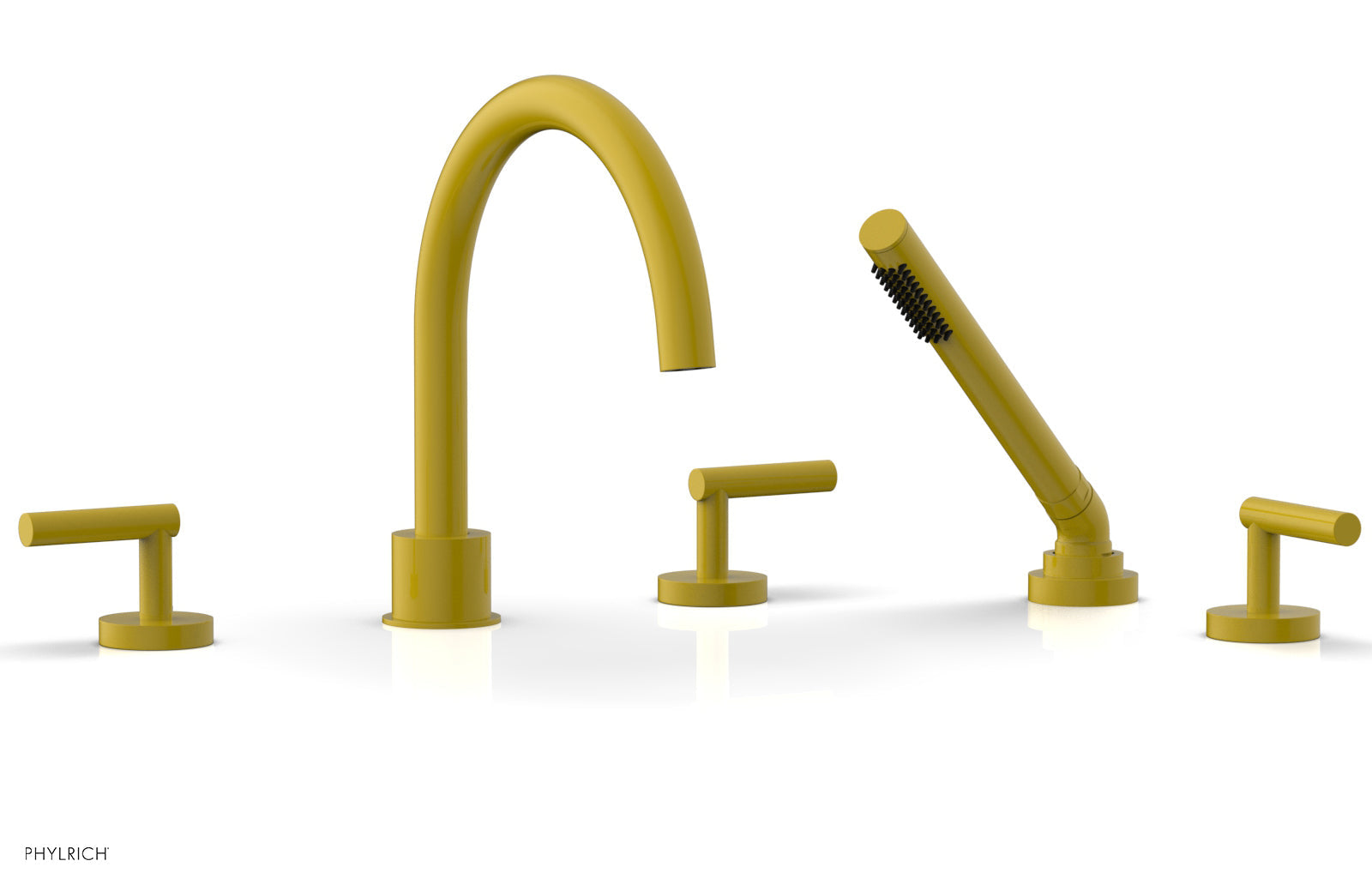 Phylrich TRANSITION Deck Tub Set with Hand Shower - Lever Handles by Phylrich