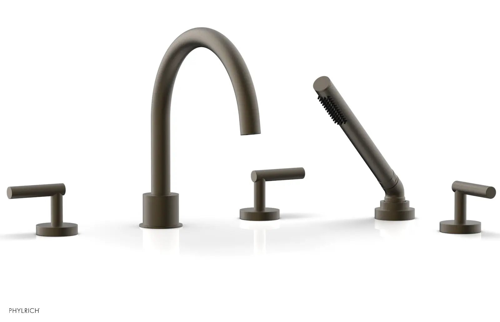 Phylrich TRANSITION Deck Tub Set with Hand Shower - Lever Handles by Phylrich