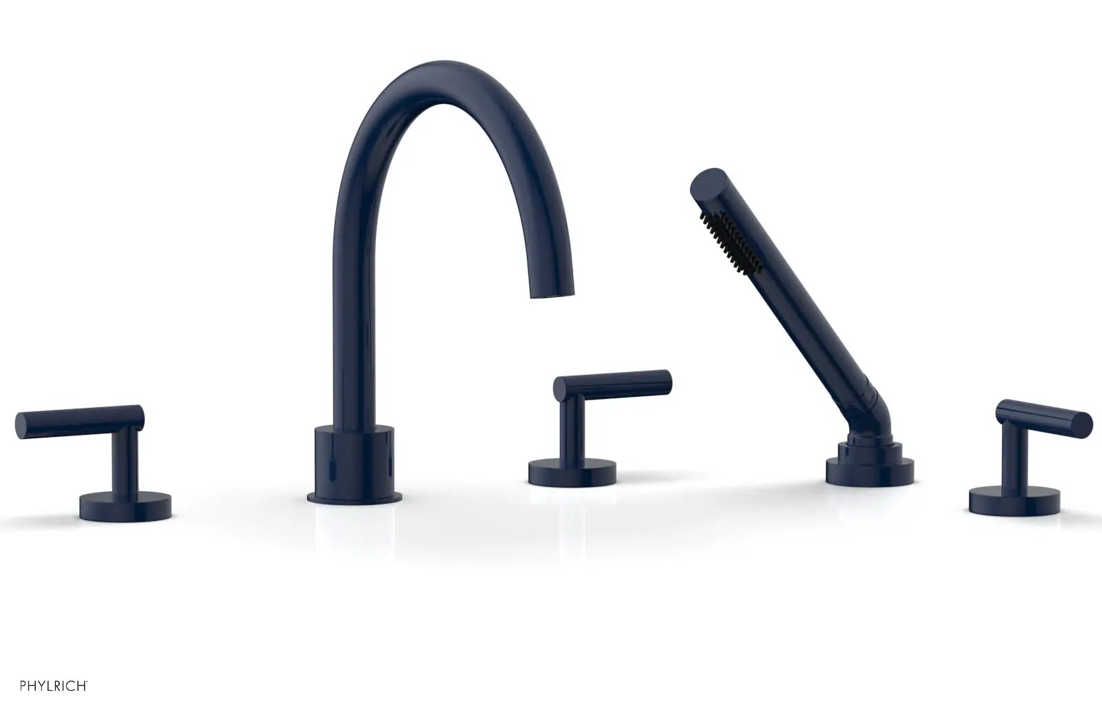 Phylrich TRANSITION Deck Tub Set with Hand Shower - Lever Handles by Phylrich
