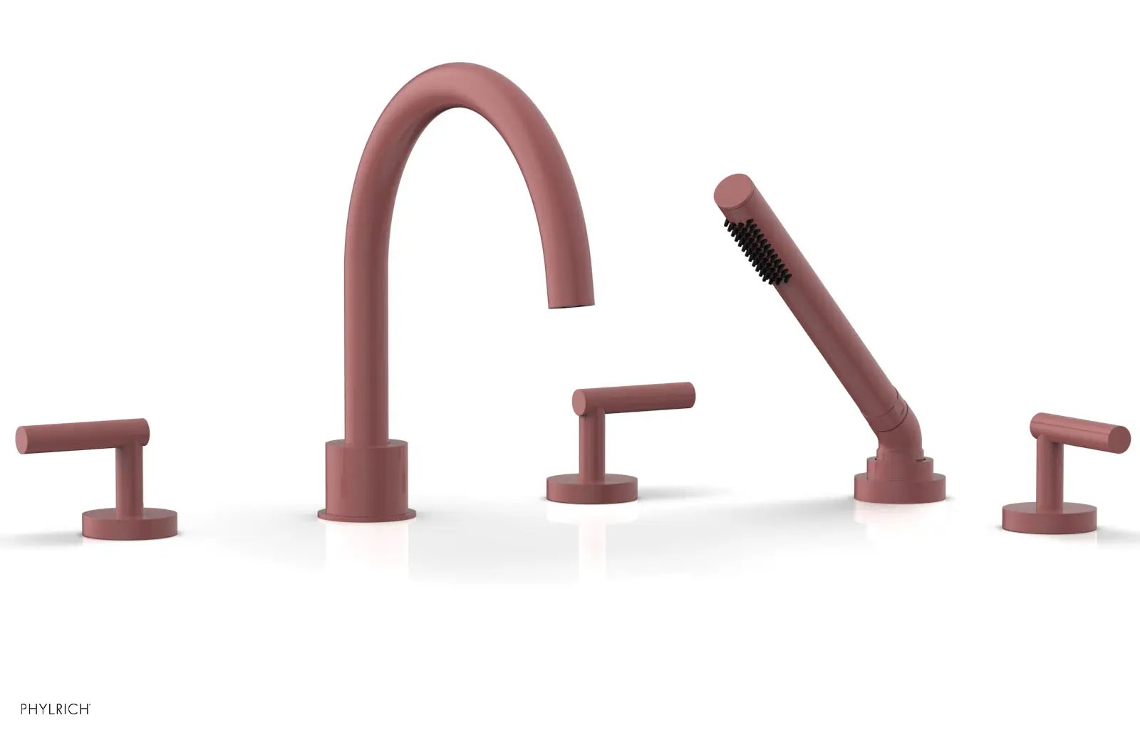 Phylrich TRANSITION Deck Tub Set with Hand Shower - Lever Handles by Phylrich