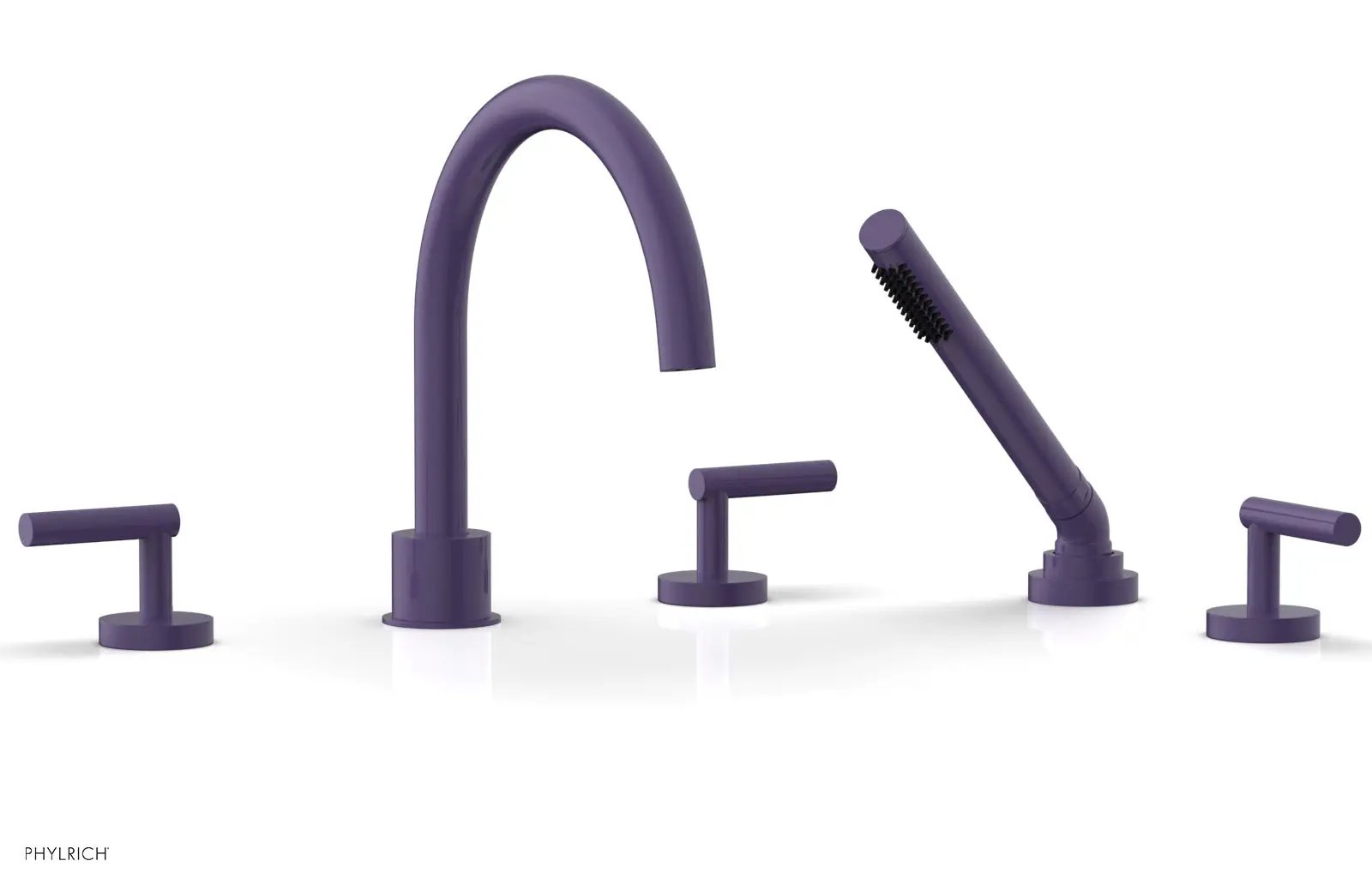 Phylrich TRANSITION Deck Tub Set with Hand Shower - Lever Handles by Phylrich