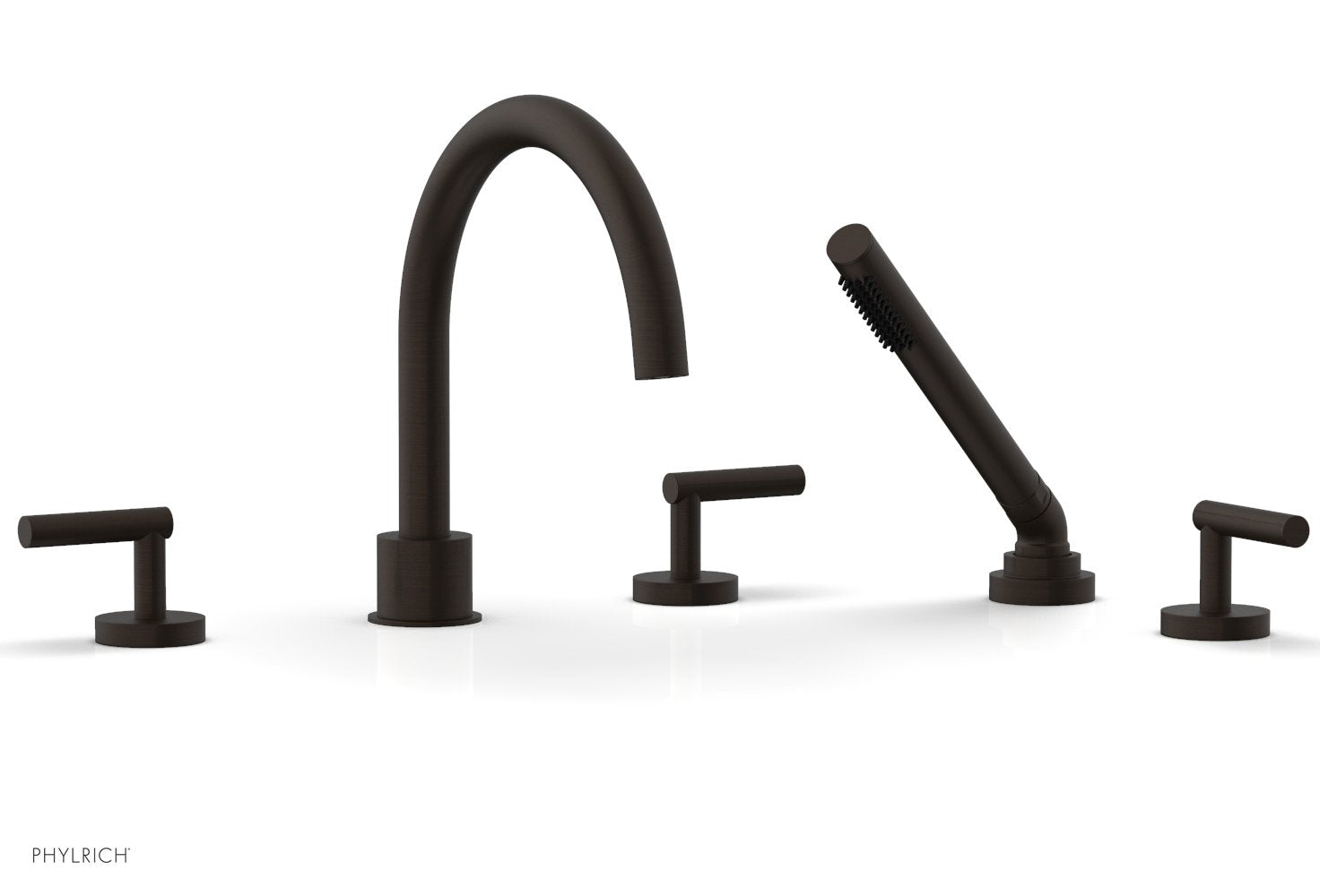 Phylrich TRANSITION Deck Tub Set with Hand Shower - Lever Handles by Phylrich
