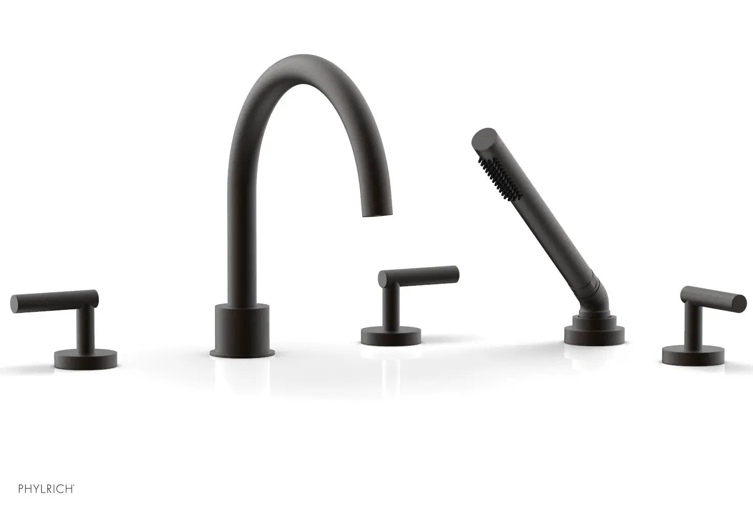 Phylrich TRANSITION Deck Tub Set with Hand Shower - Lever Handles by Phylrich