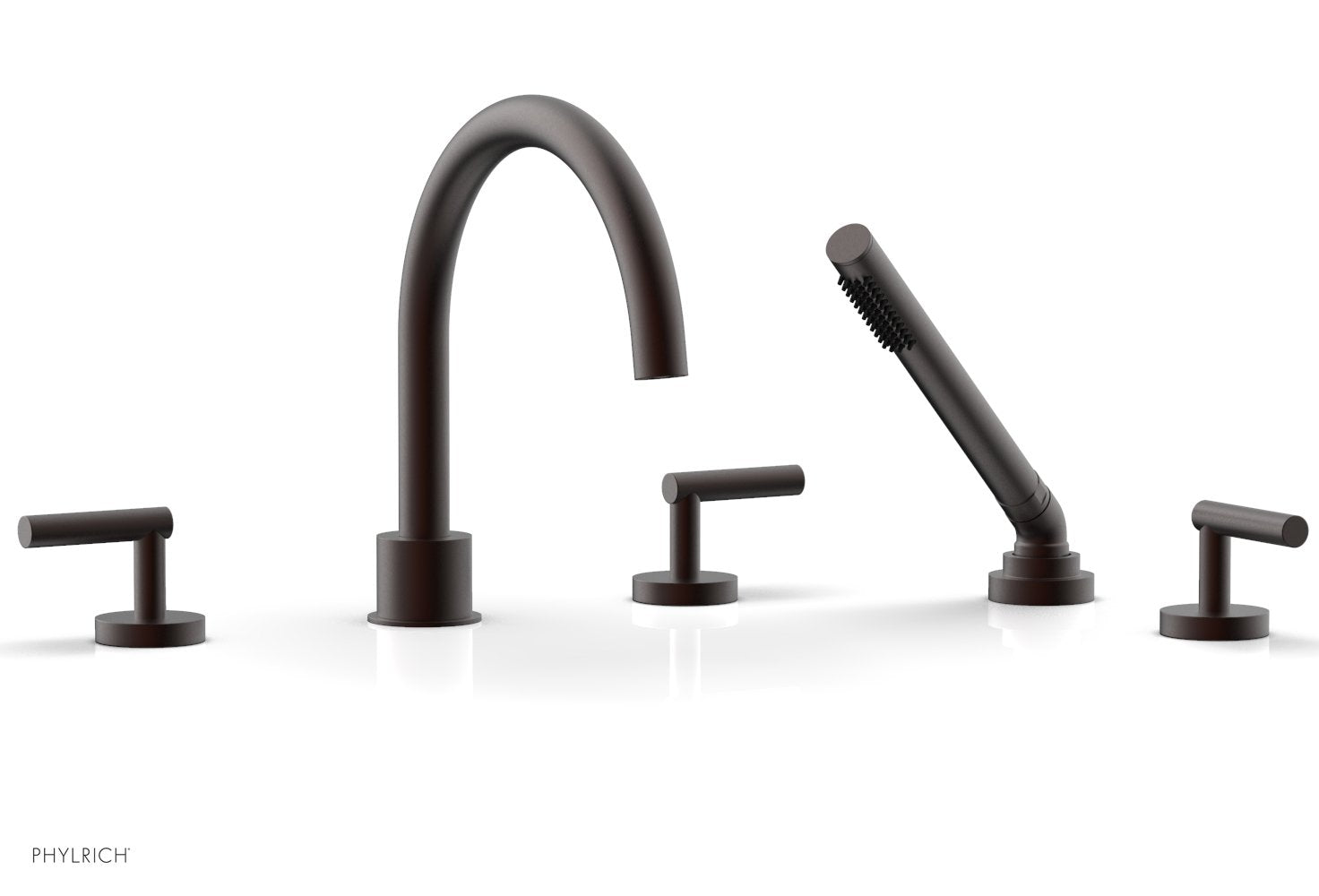Phylrich TRANSITION Deck Tub Set with Hand Shower - Lever Handles by Phylrich