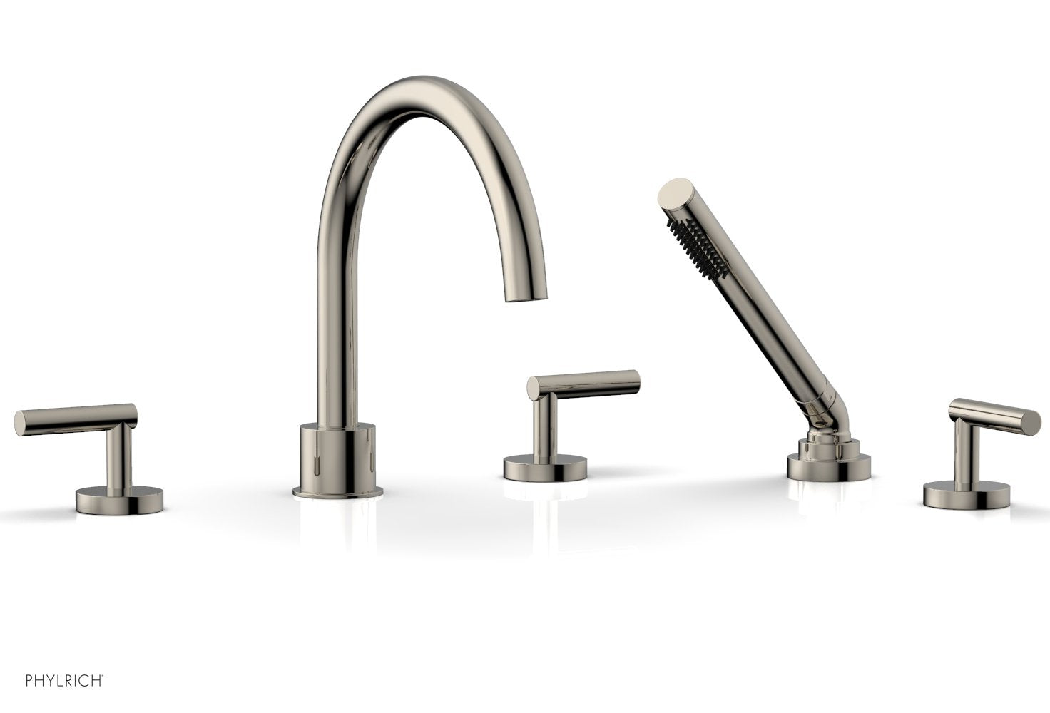 Phylrich TRANSITION Deck Tub Set with Hand Shower - Lever Handles by Phylrich