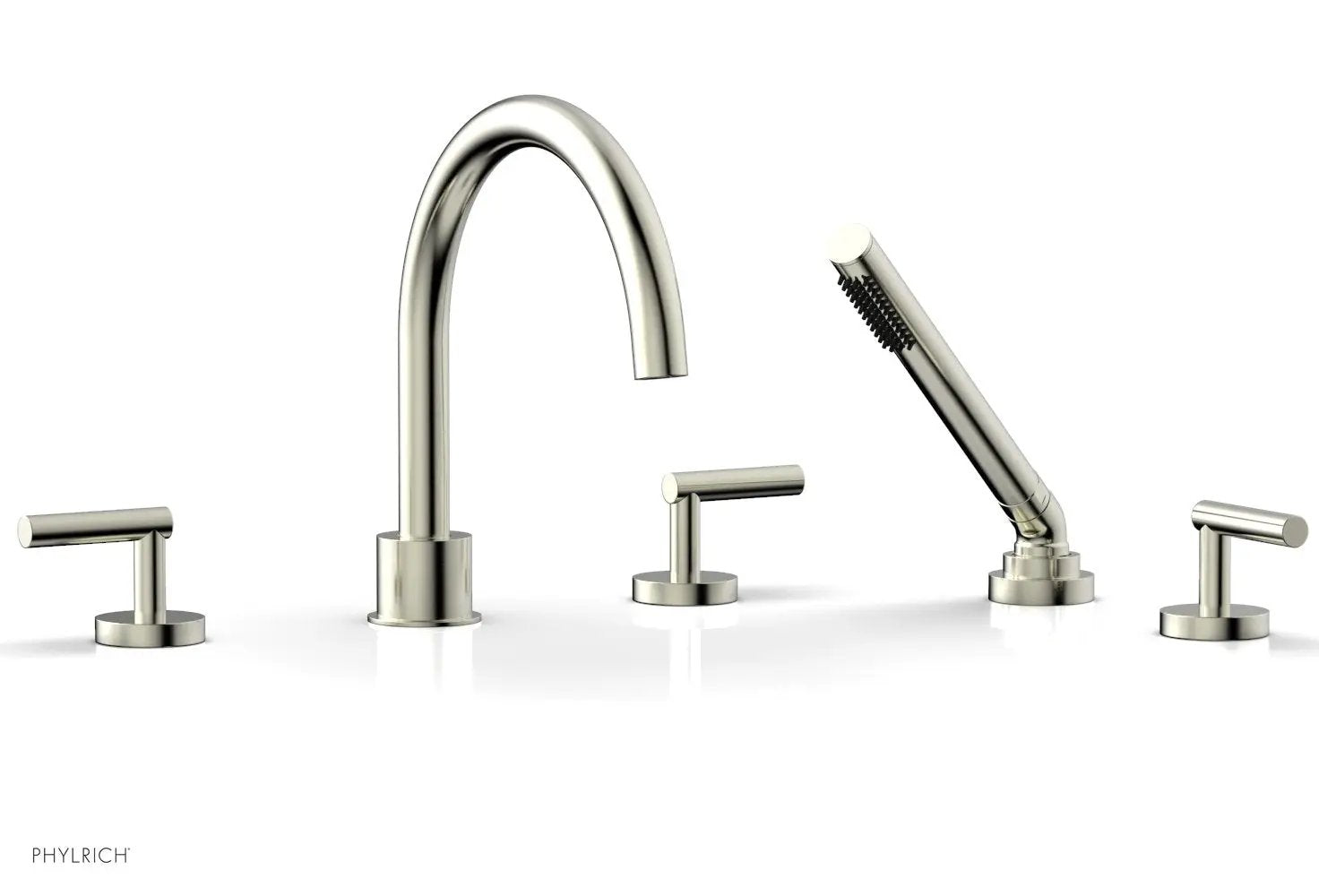 Phylrich TRANSITION Deck Tub Set with Hand Shower - Lever Handles by Phylrich