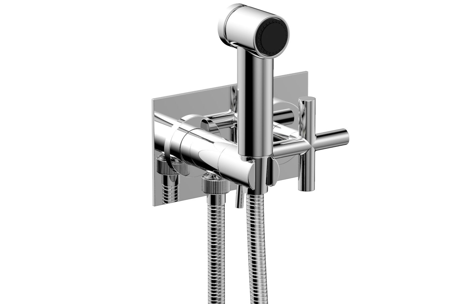 Phylrich TRANSITION Wall Mounted Bidet, Cross Handle