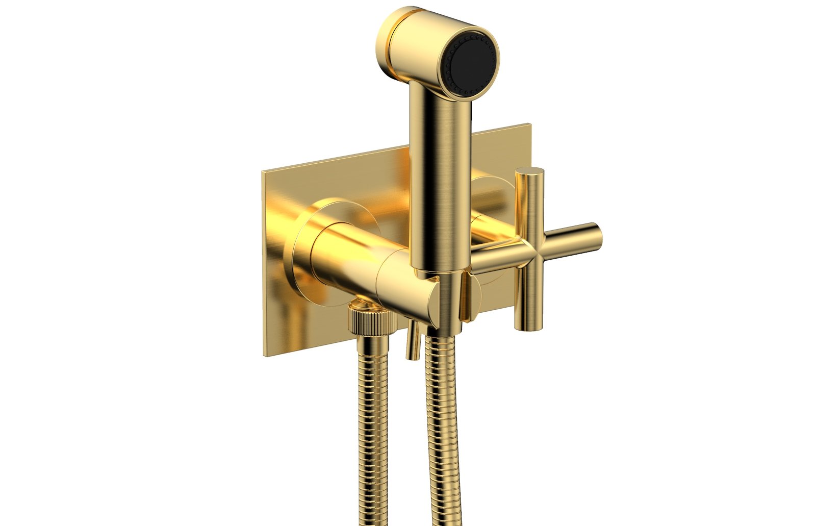 Phylrich TRANSITION Wall Mounted Bidet, Cross Handle