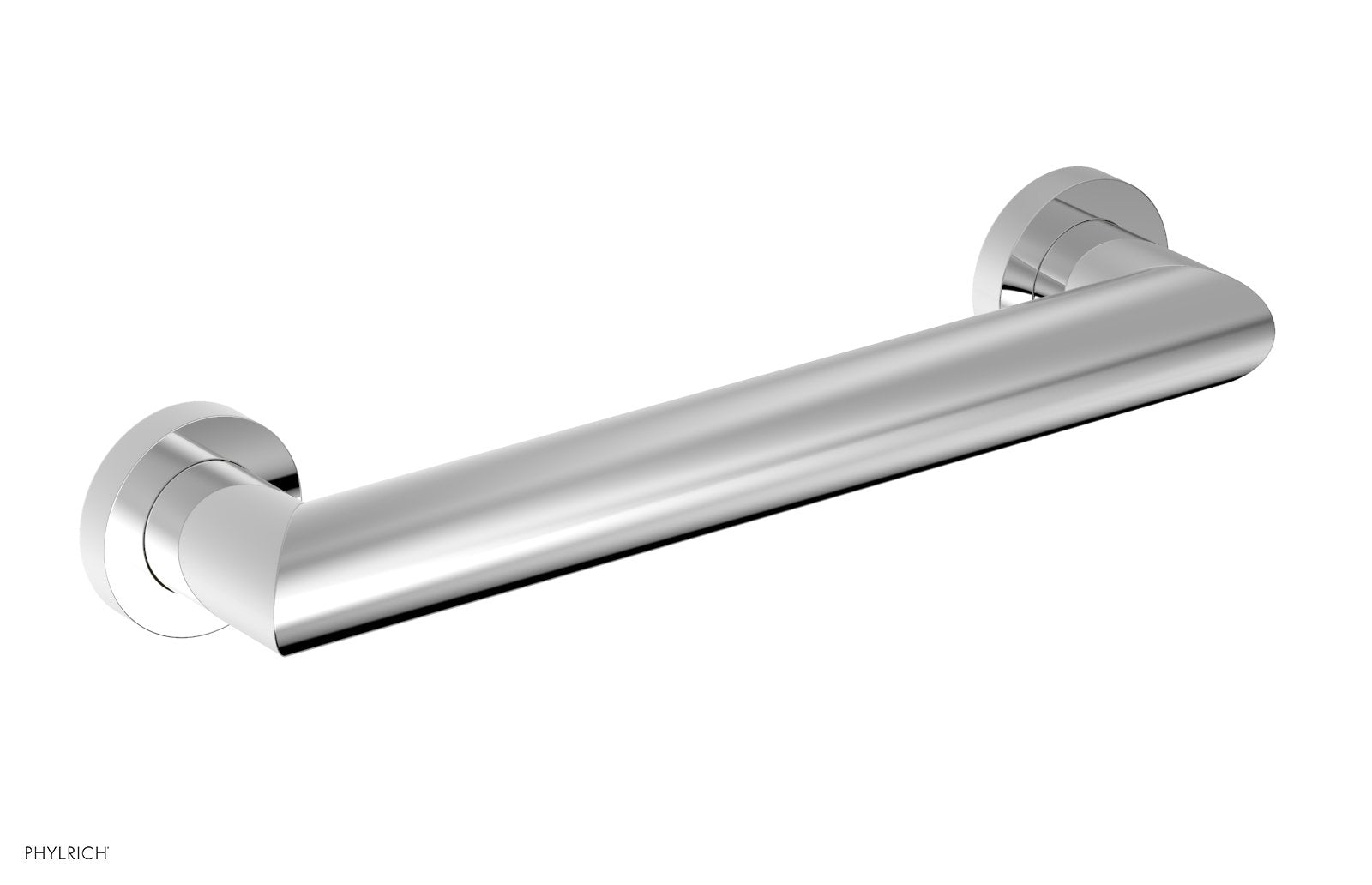 polished chrome grab bar