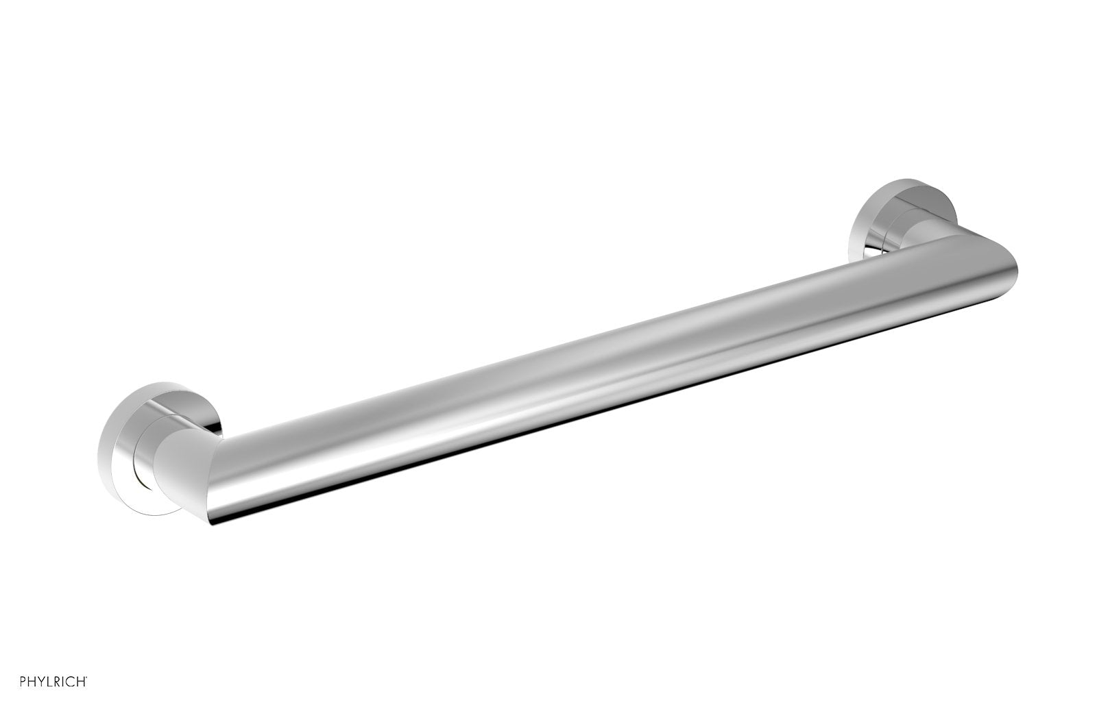 polished chrome grab bar