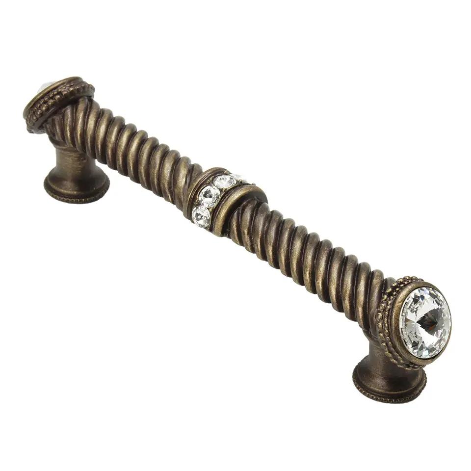 antique brass cabinet pull