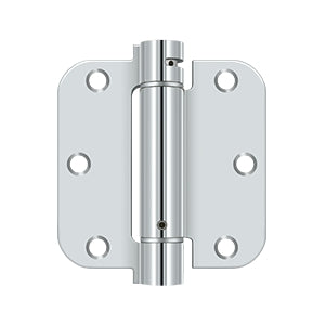polished chrome hinge