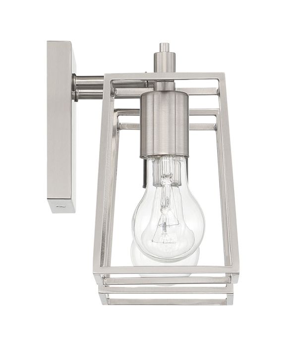 brushed polished nickel wall sconces