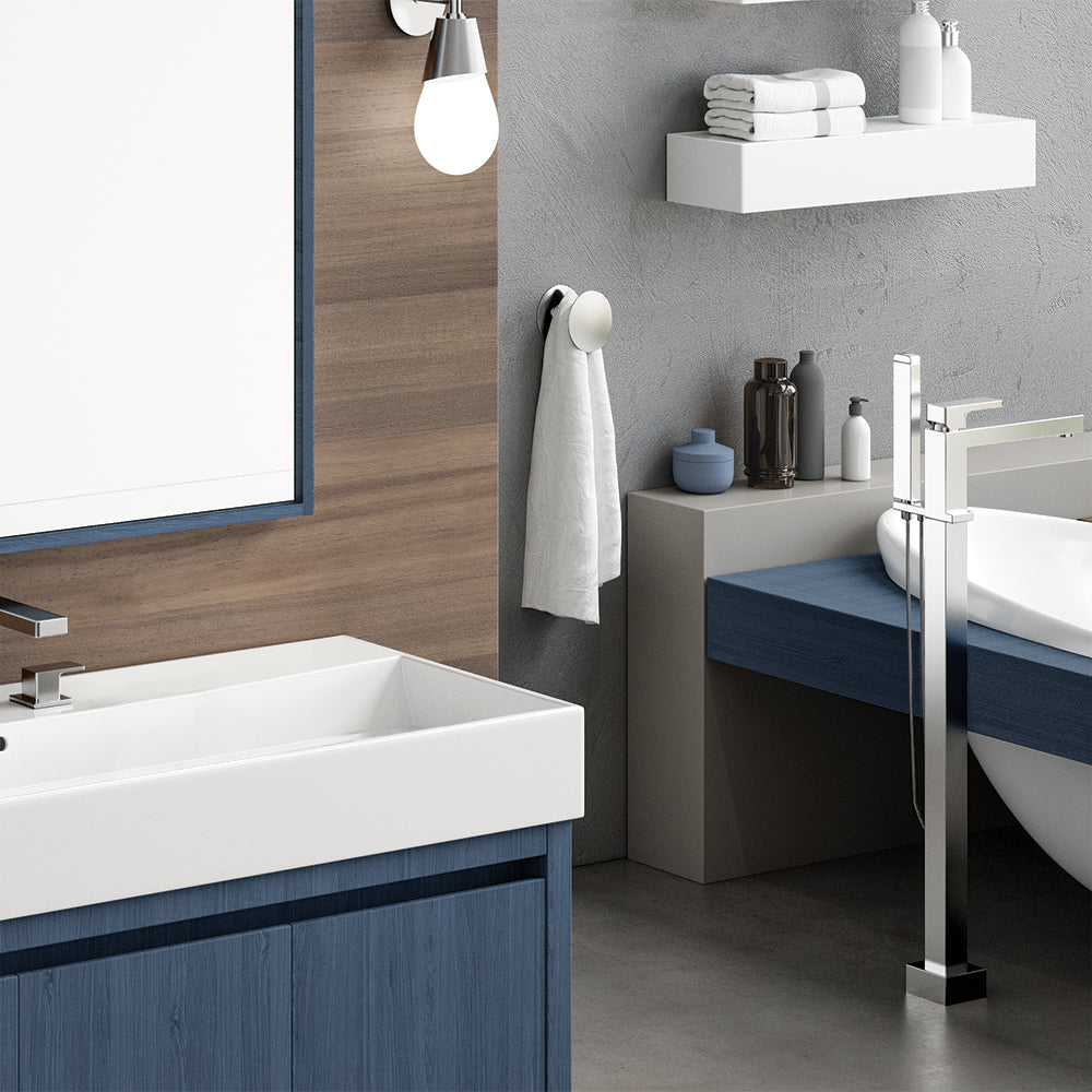 polished chrome robe hook