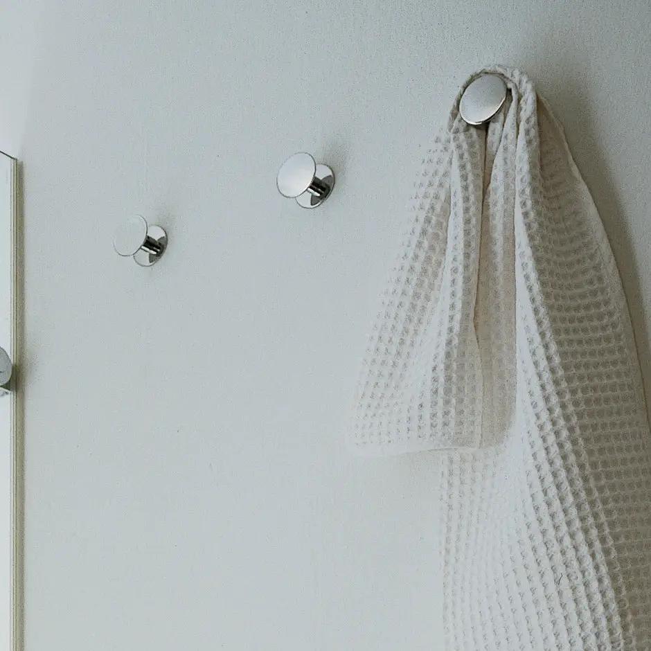 polished chrome robe hook