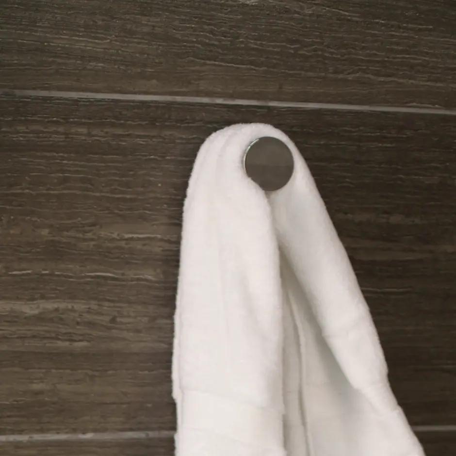 polished chrome robe hook