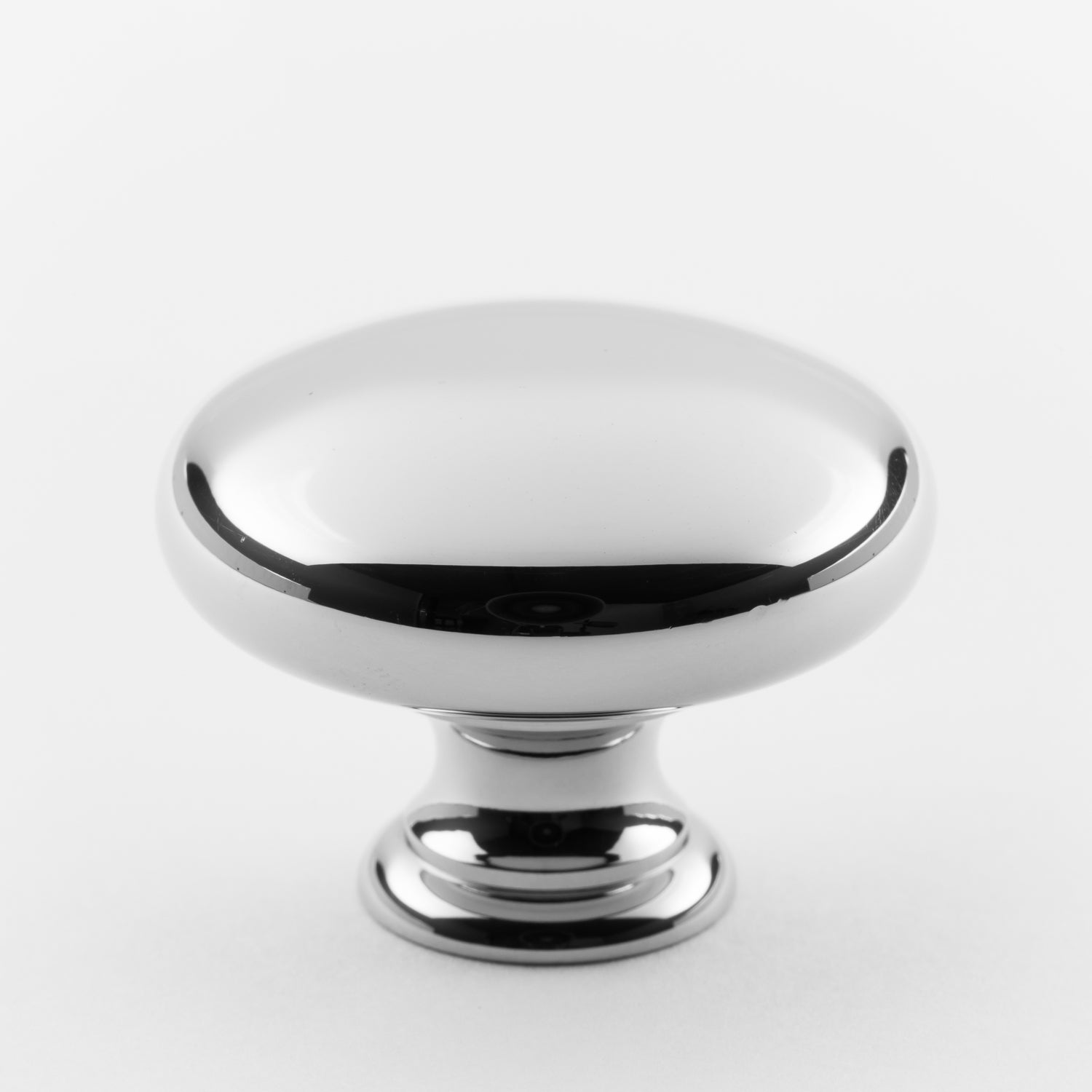 polished chrome knob