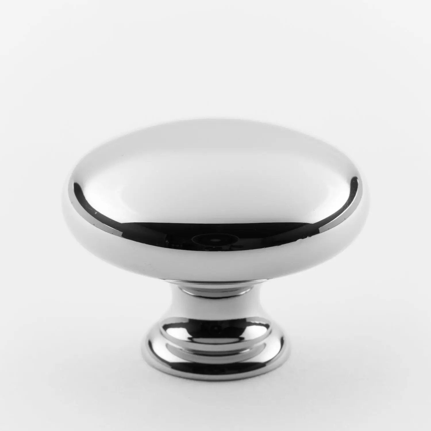 polished chrome knob