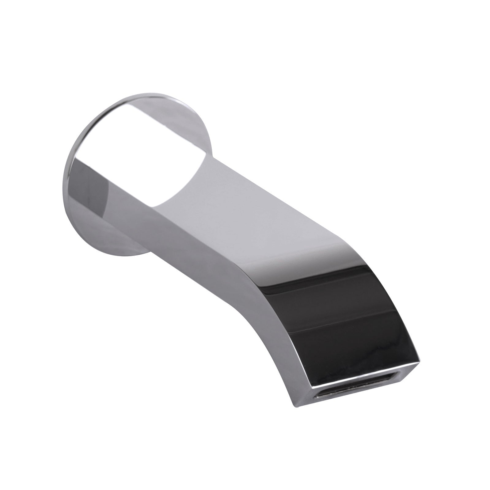 polished chrome spout