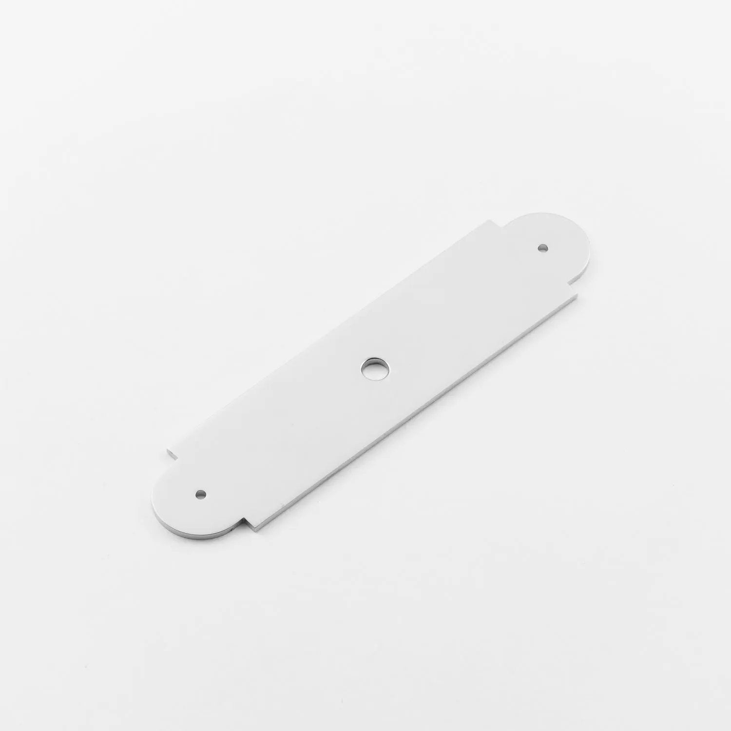 polished chrome backplate