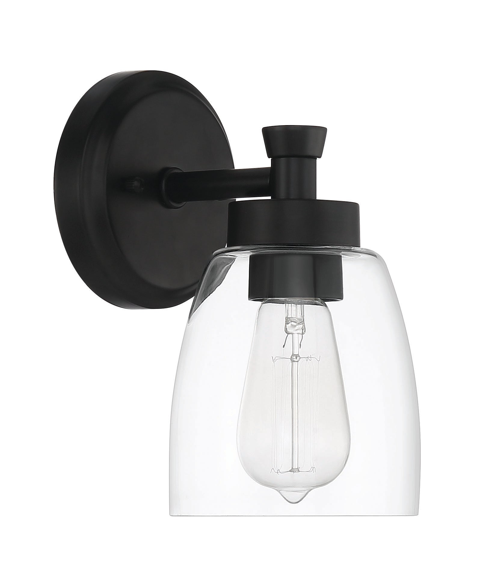 flat black wall sconces
