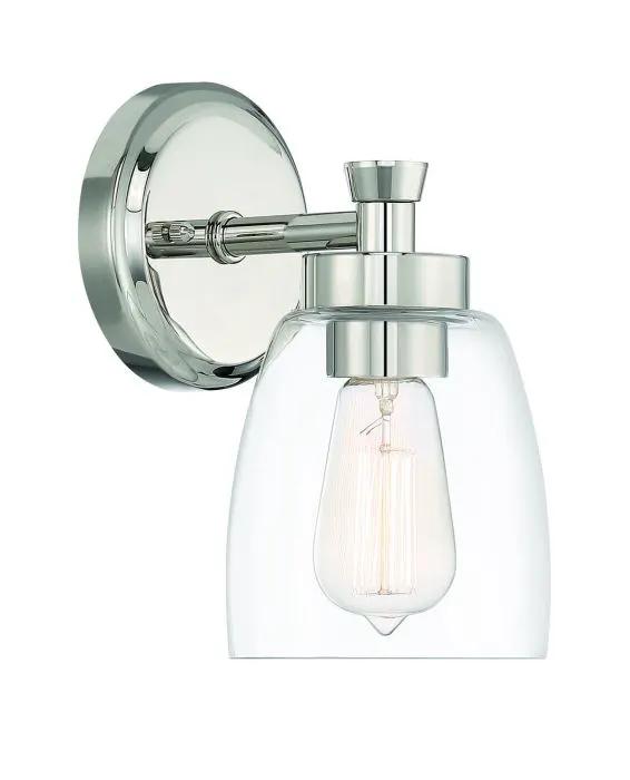 polished nickel wall sconces