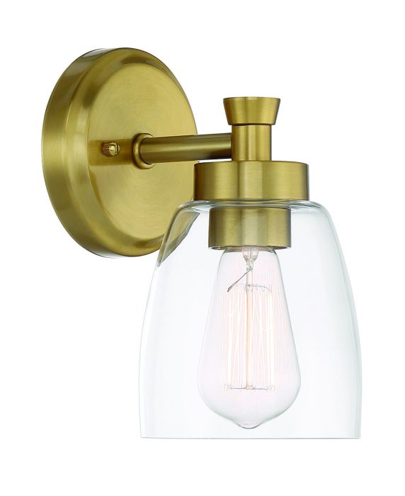satin brass wall sconces