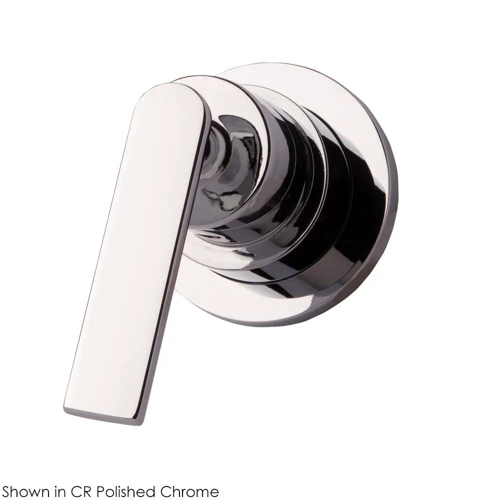 polished chrome shower trim