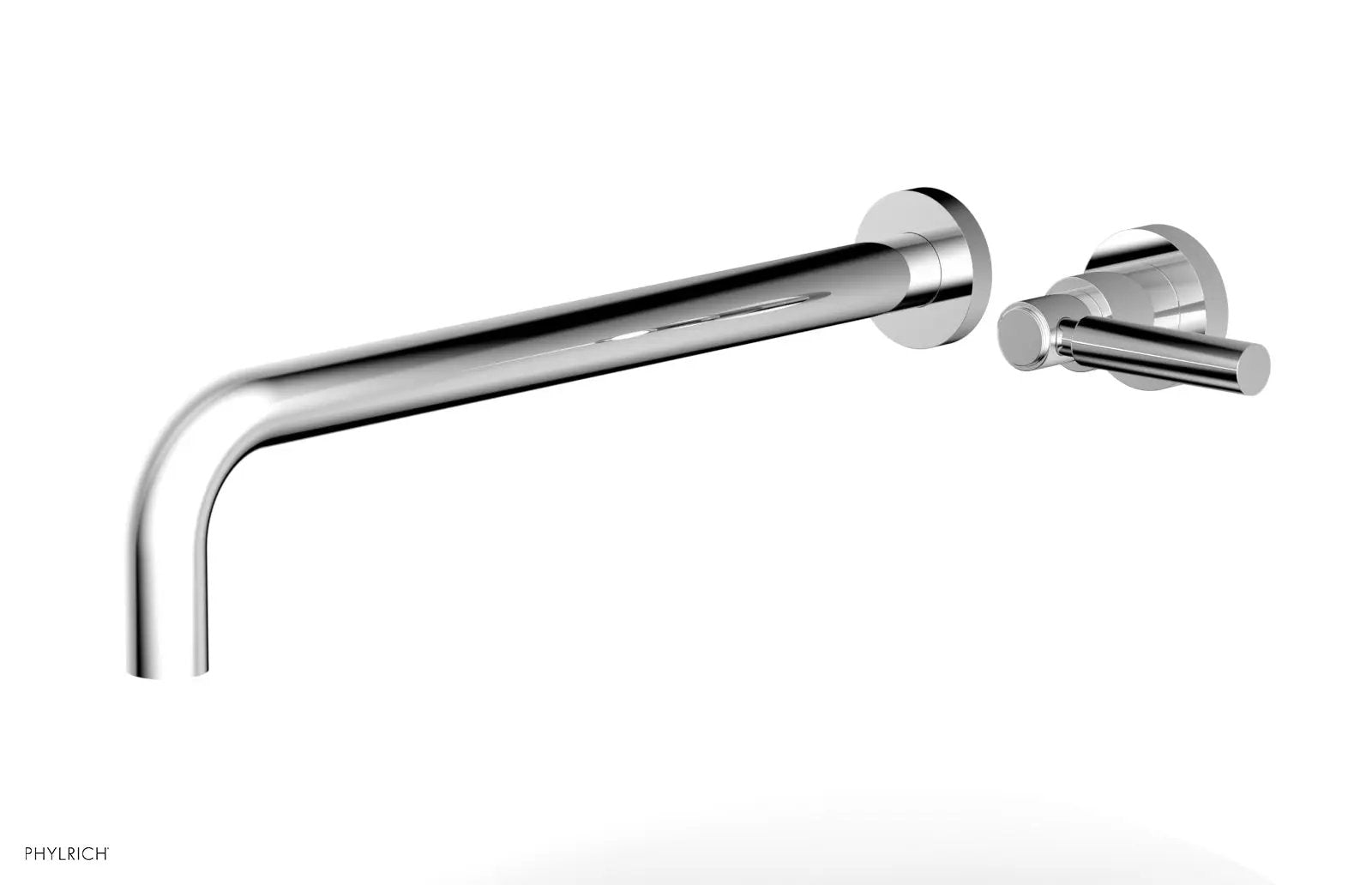 polished chrome lavatory set