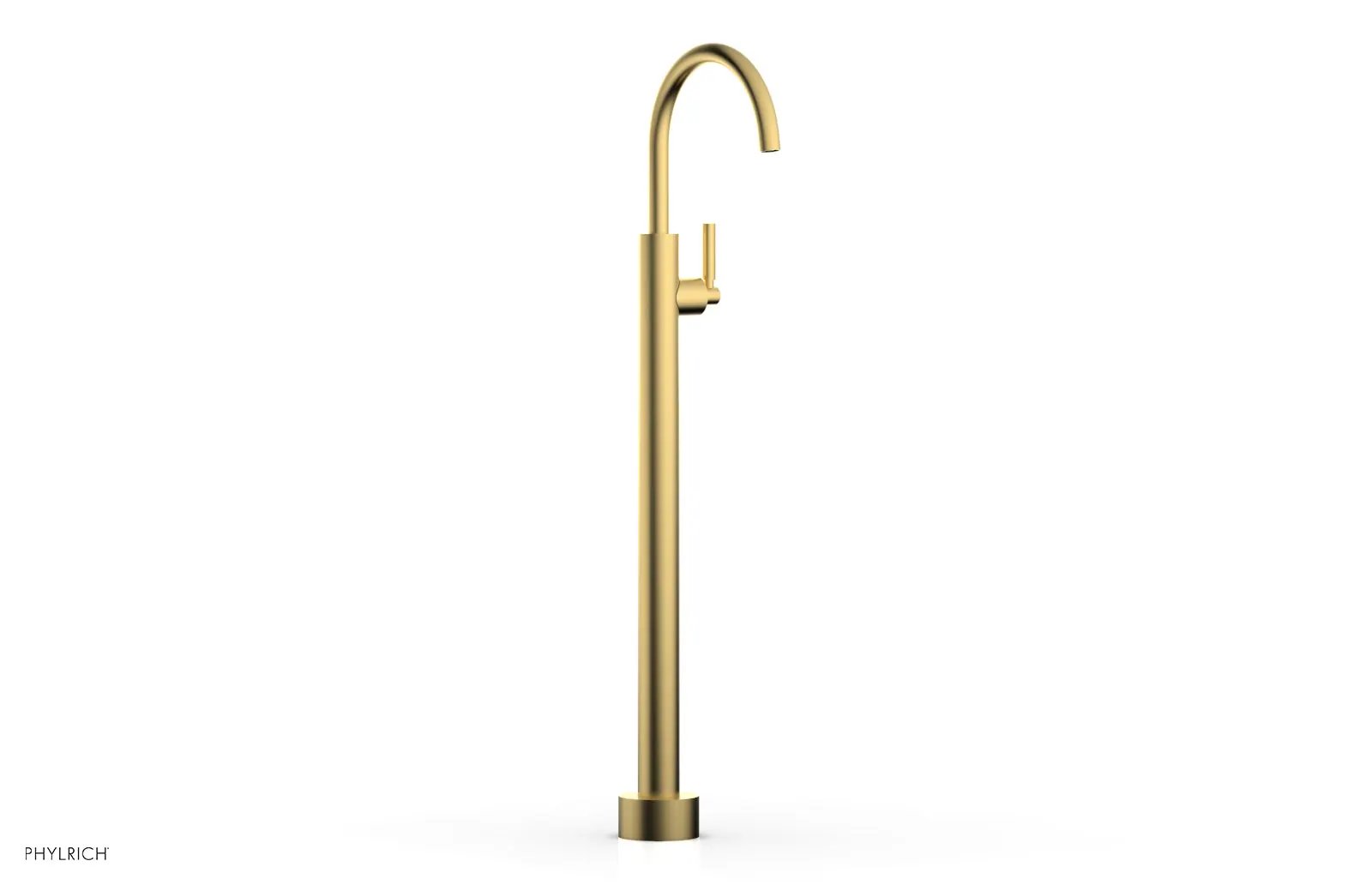 Phylrich BASIC Tall Floor Mount Tub Filler - Lever Handle by Phylrich
