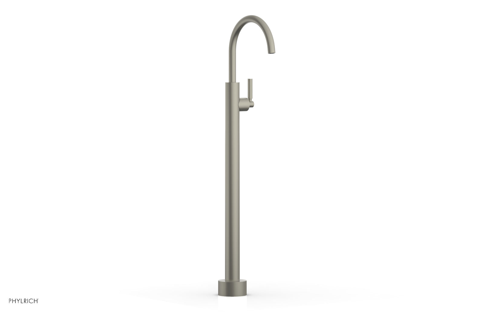 Phylrich BASIC Tall Floor Mount Tub Filler - Lever Handle