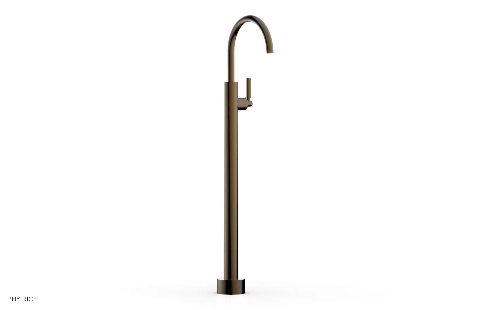 Phylrich BASIC Tall Floor Mount Tub Filler - Lever Handle by Phylrich
