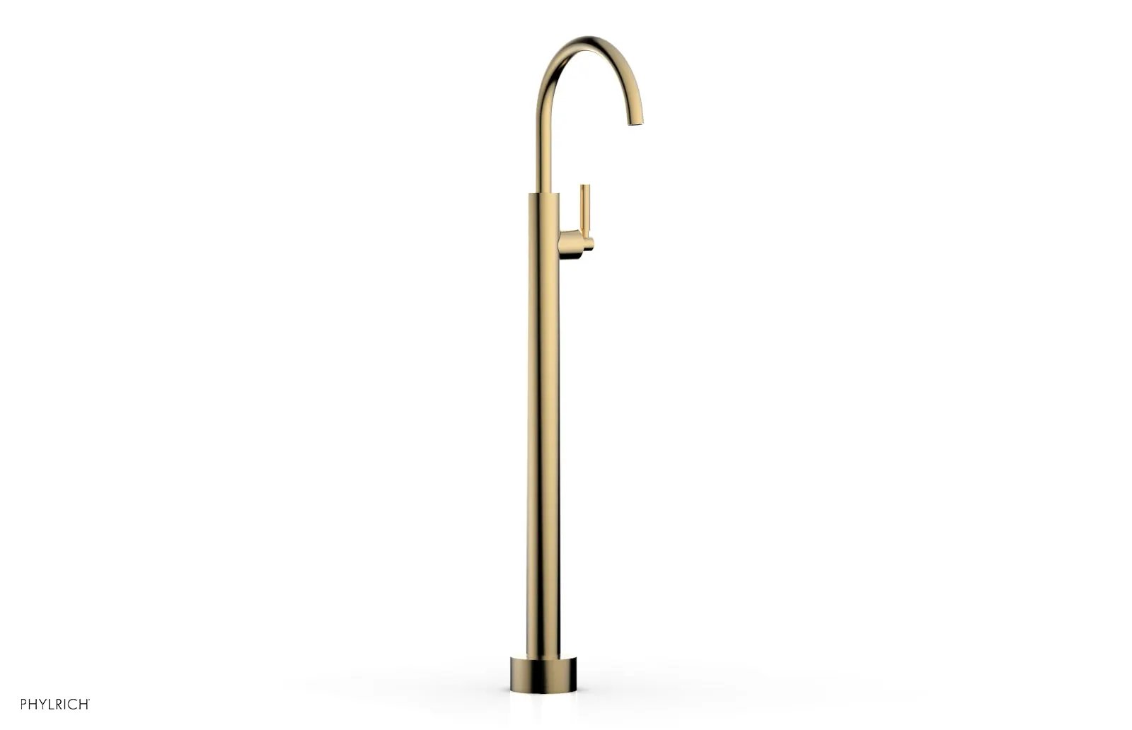 Phylrich BASIC Tall Floor Mount Tub Filler - Lever Handle by Phylrich