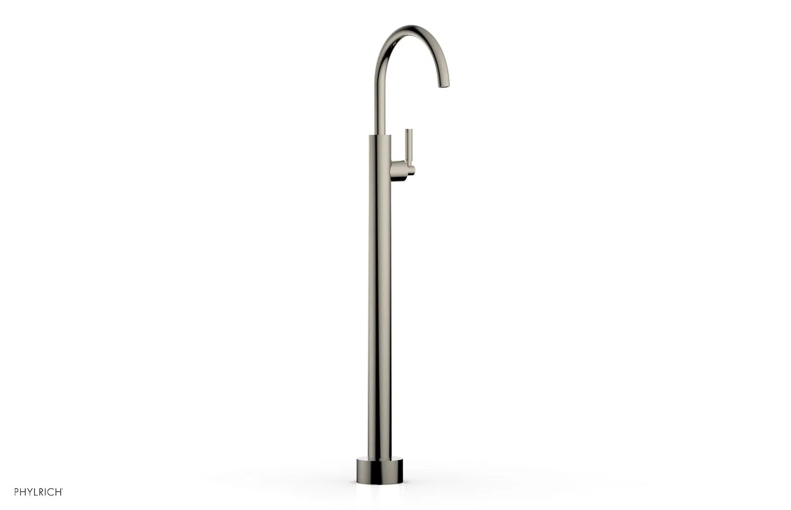 Phylrich BASIC Tall Floor Mount Tub Filler - Lever Handle by Phylrich
