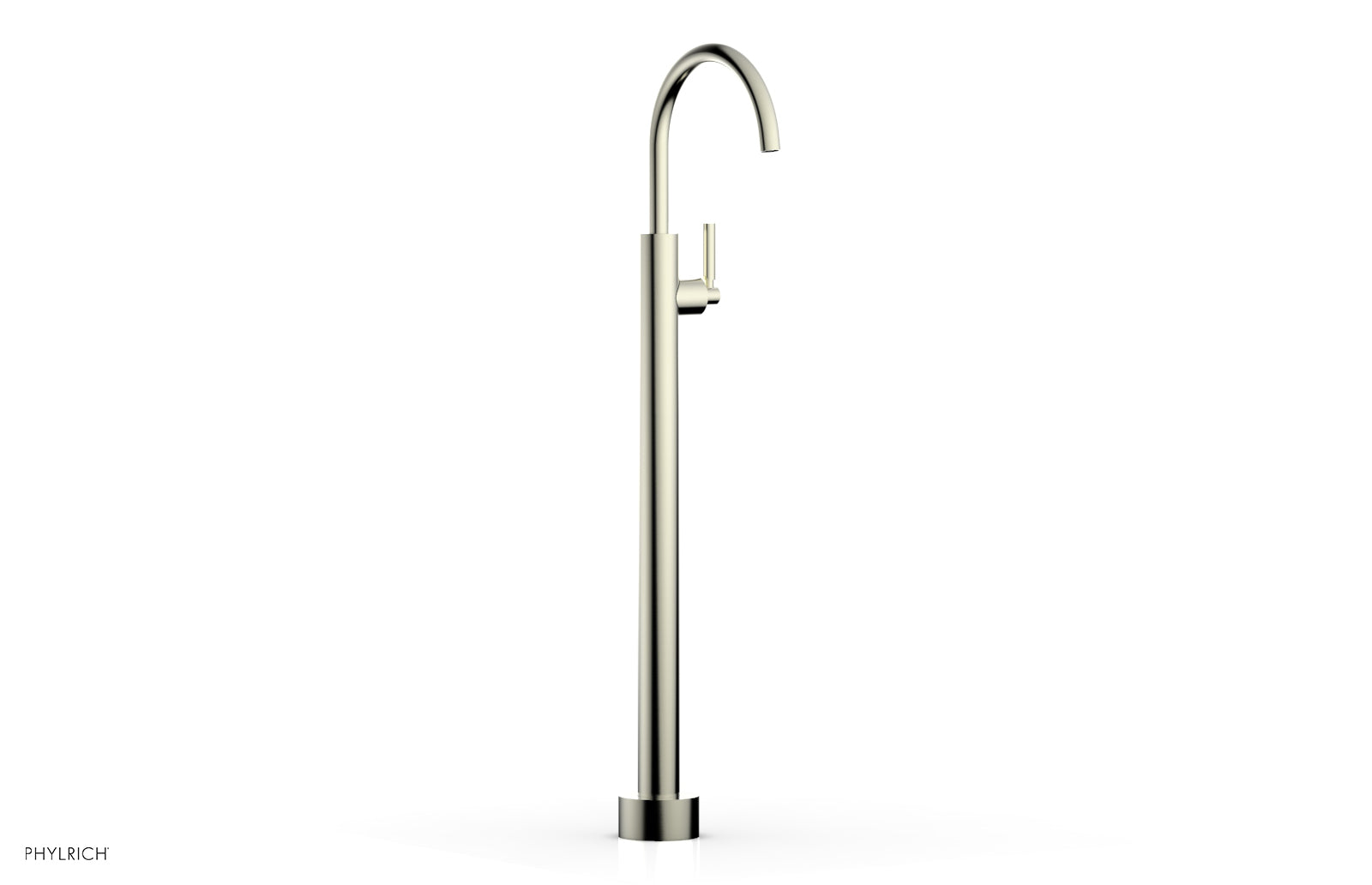 Phylrich BASIC Tall Floor Mount Tub Filler - Lever Handle