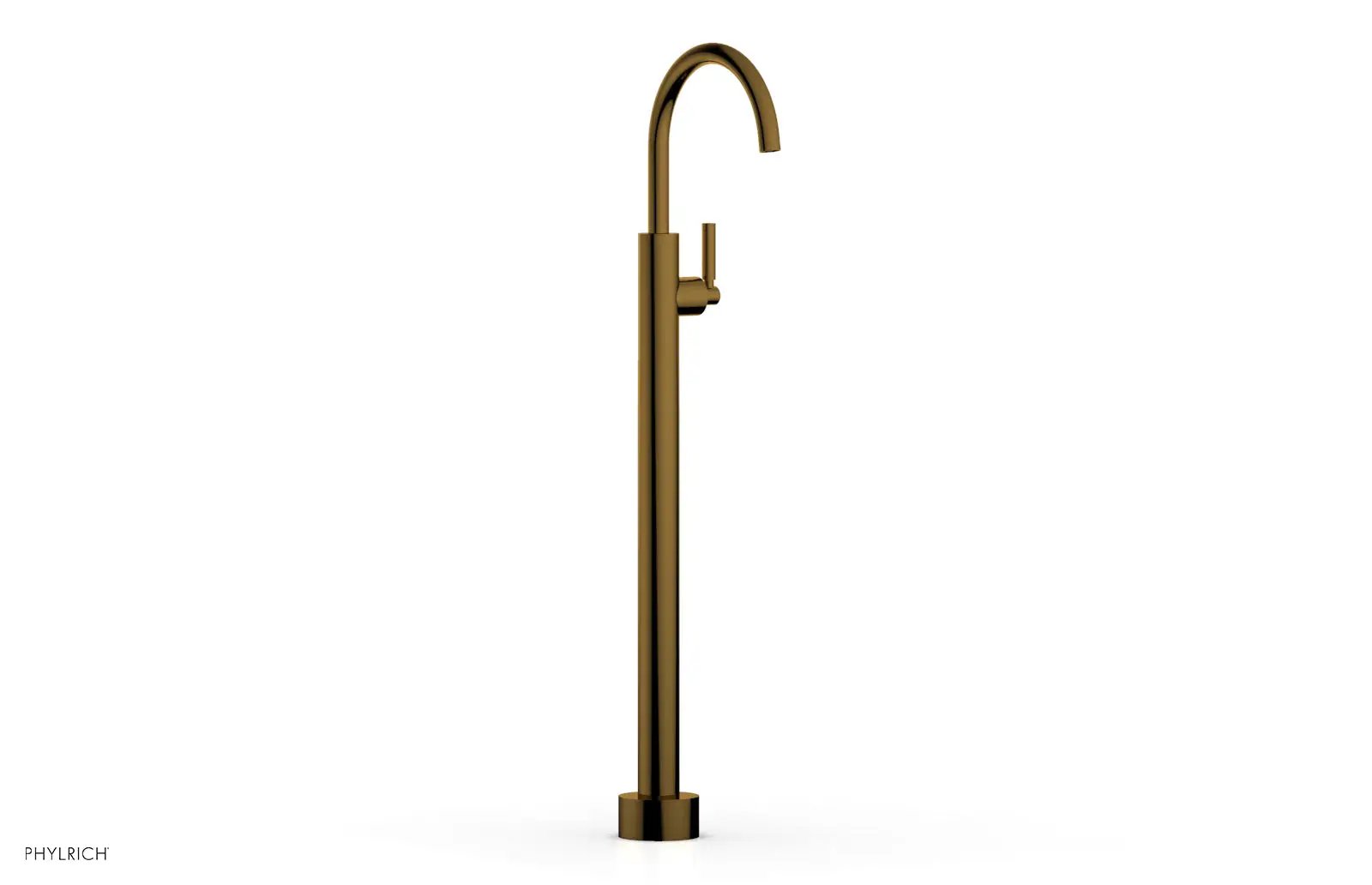 Phylrich BASIC Tall Floor Mount Tub Filler - Lever Handle by Phylrich