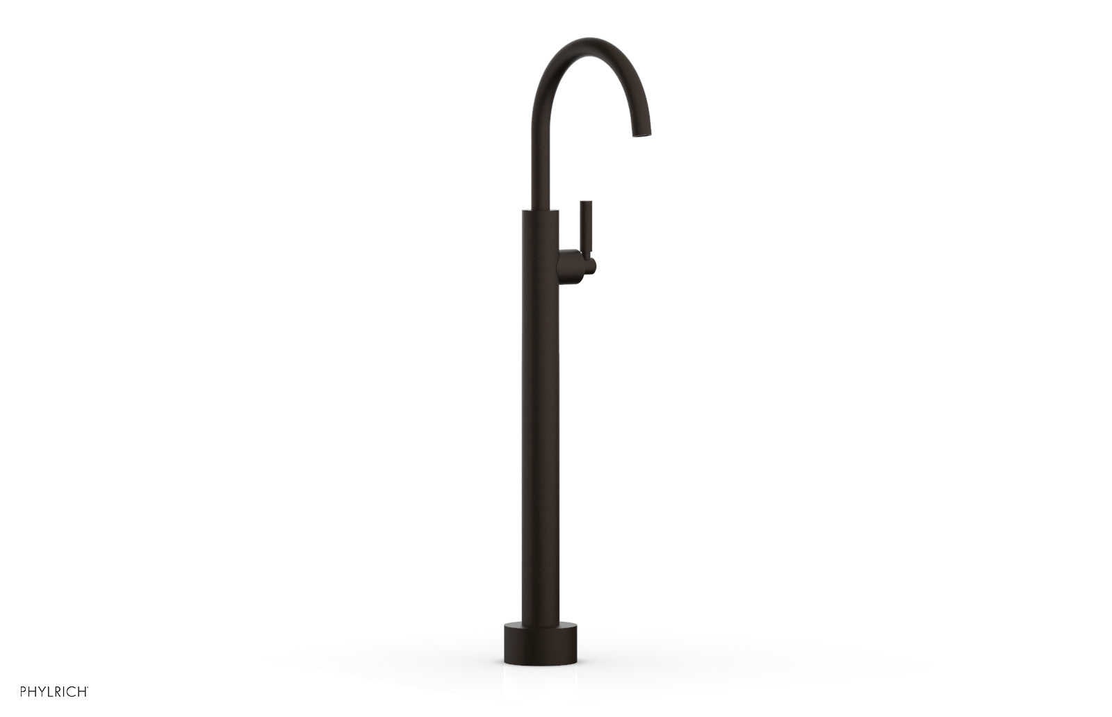 Phylrich BASIC Low Floor Mount Tub Filler - Lever Handle