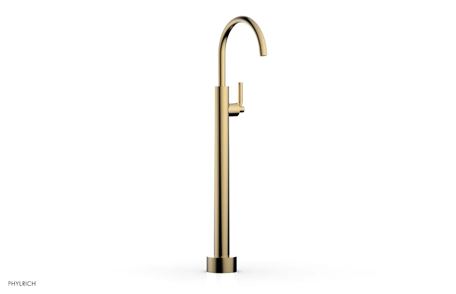 Phylrich BASIC Low Floor Mount Tub Filler - Lever Handle by Phylrich