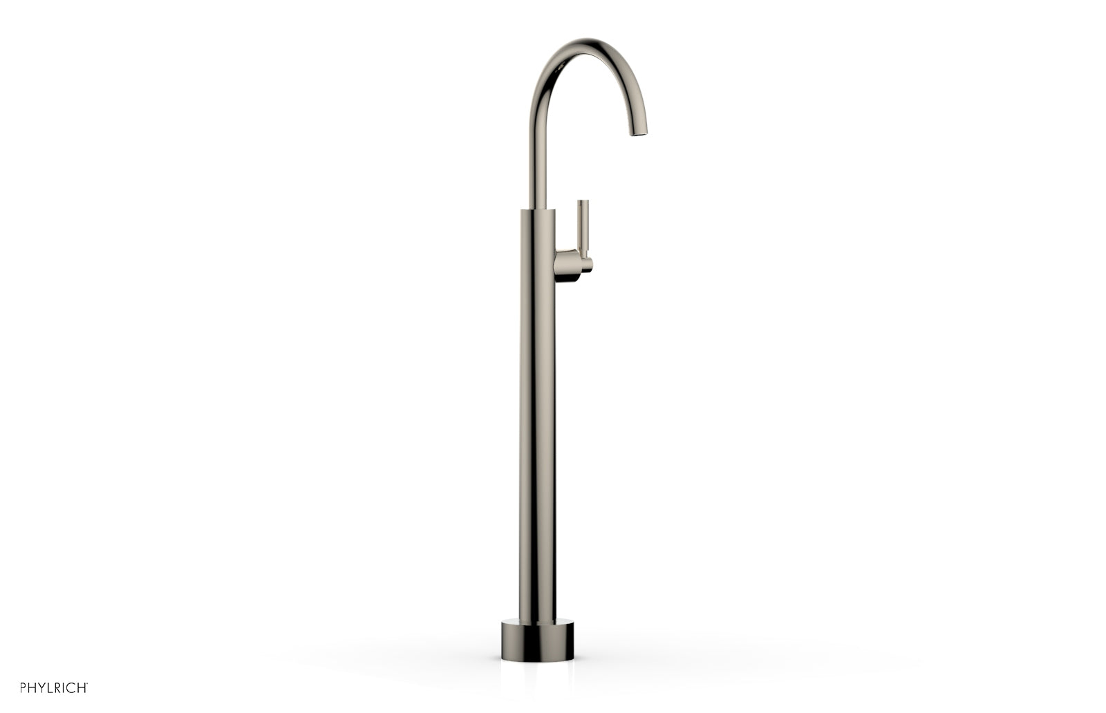 Phylrich BASIC Low Floor Mount Tub Filler - Lever Handle