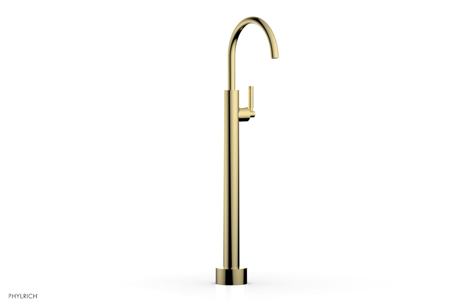 Phylrich BASIC Low Floor Mount Tub Filler - Lever Handle by Phylrich