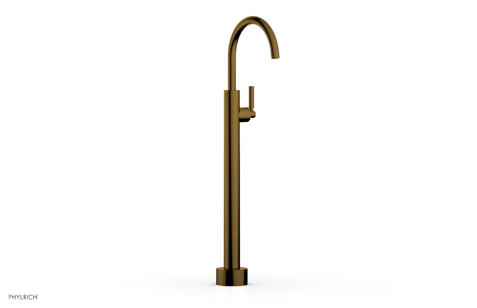 Phylrich BASIC Low Floor Mount Tub Filler - Lever Handle by Phylrich