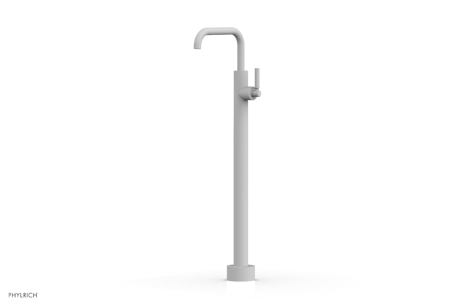 Phylrich BASIC Tall Floor Mount Tub Filler - Lever Handle