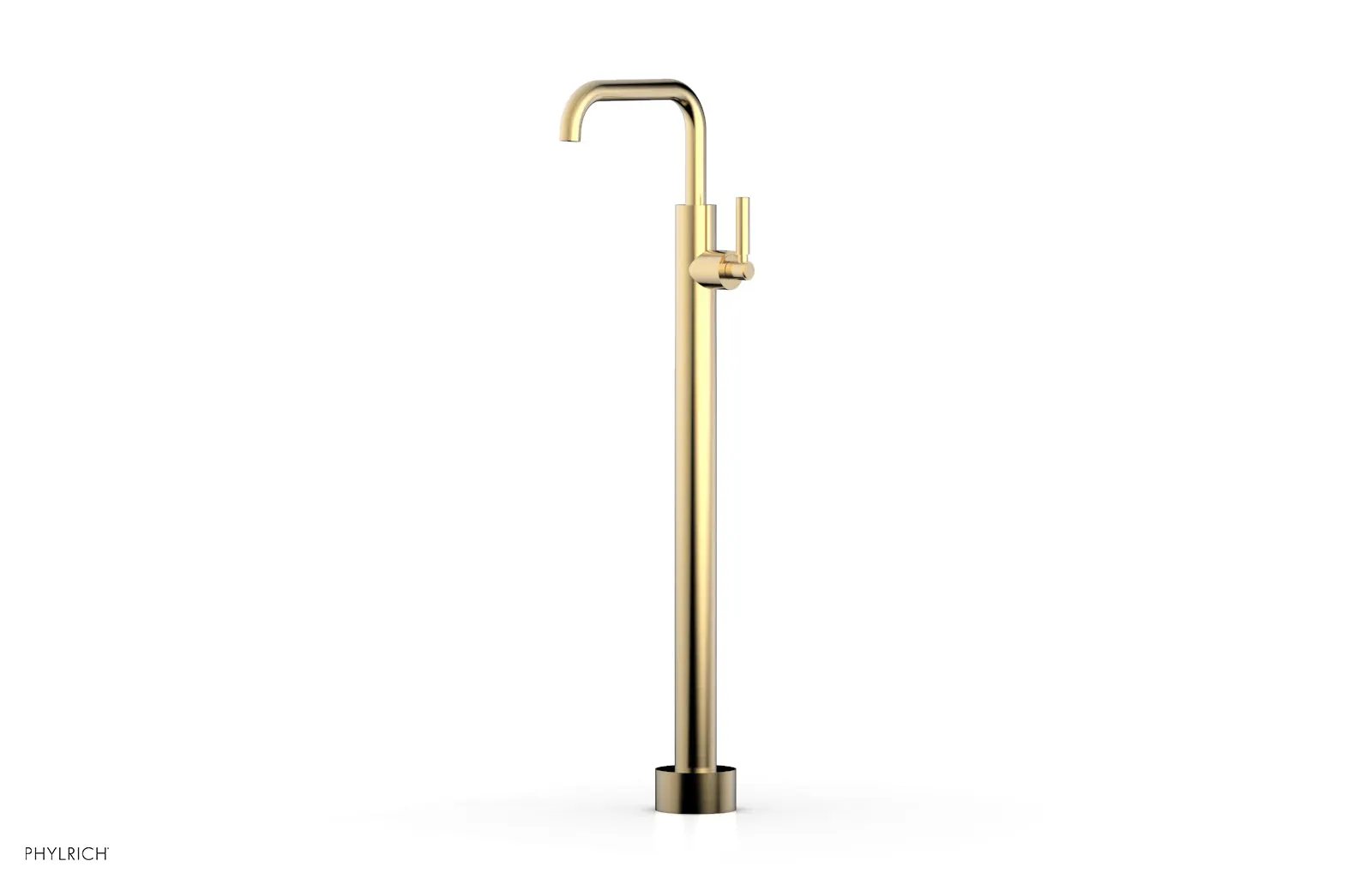 Phylrich BASIC Tall Floor Mount Tub Filler - Lever Handle by Phylrich