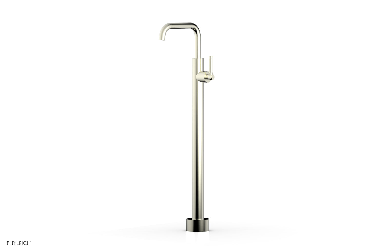 Phylrich BASIC Tall Floor Mount Tub Filler - Lever Handle