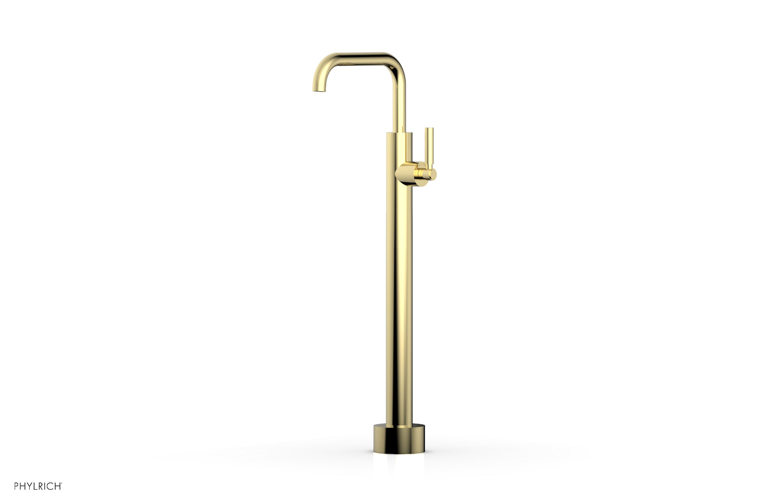 Phylrich BASIC Low Floor Mount Tub Filler - Lever Handle by Phylrich