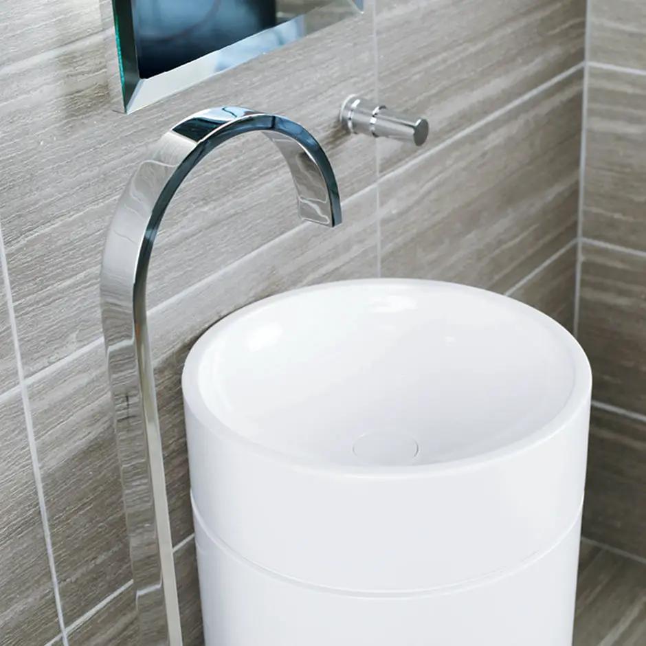 gloss white sink