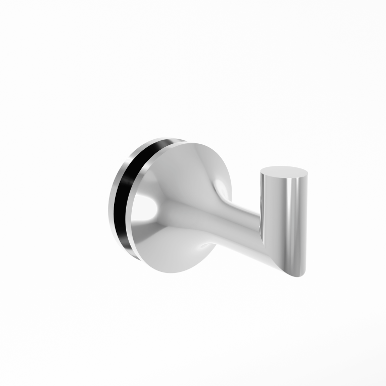polished chrome knob