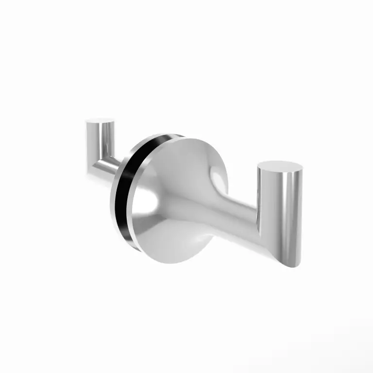 polished chrome knob